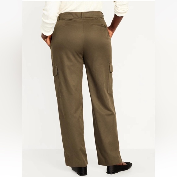 Old Navy Women's Extra High-Waisted Taylor Cargo Pants Reishi Size 3X - Picture 2 of 12